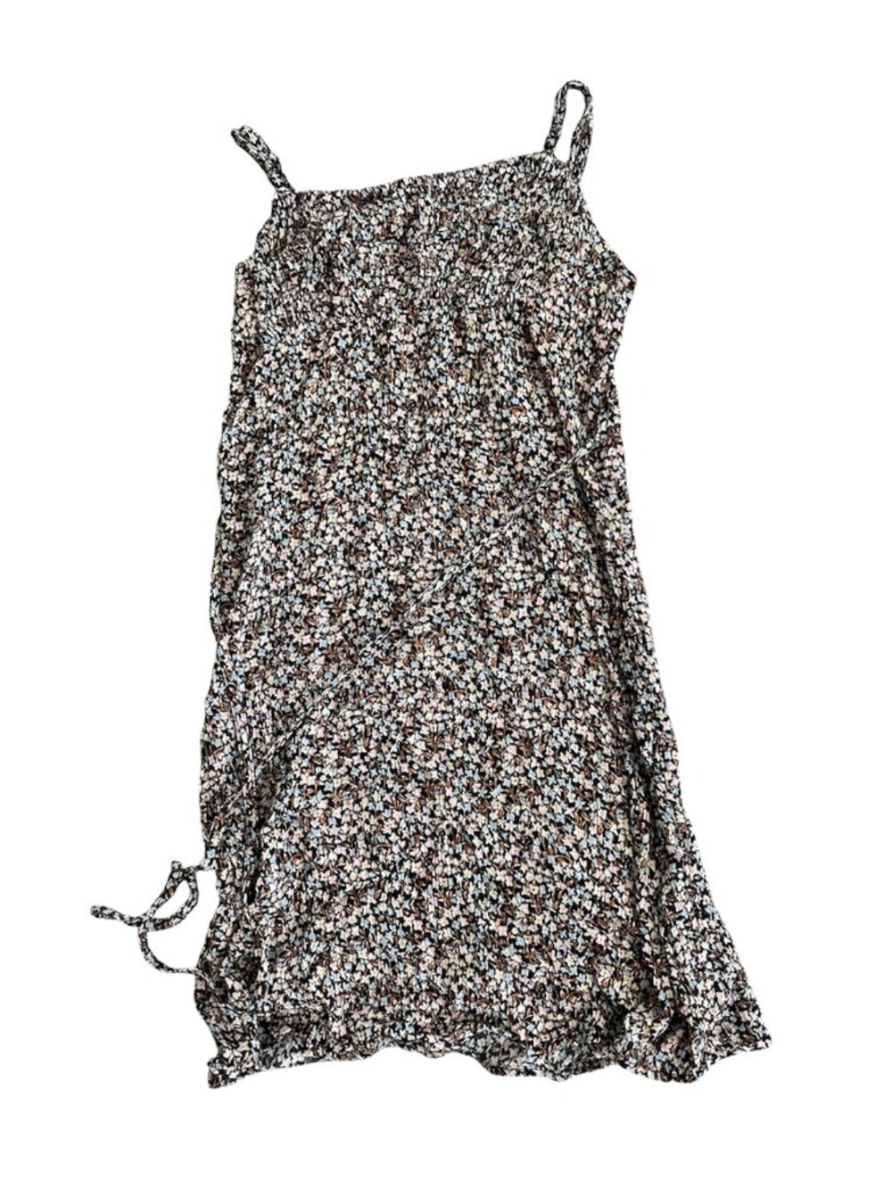 Billabong Floral Print Wrap Mini Dress Small